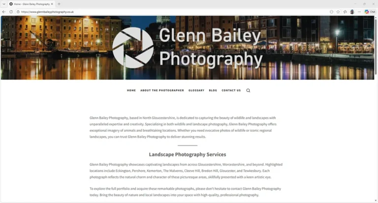 Glenn Bailey Photography Website