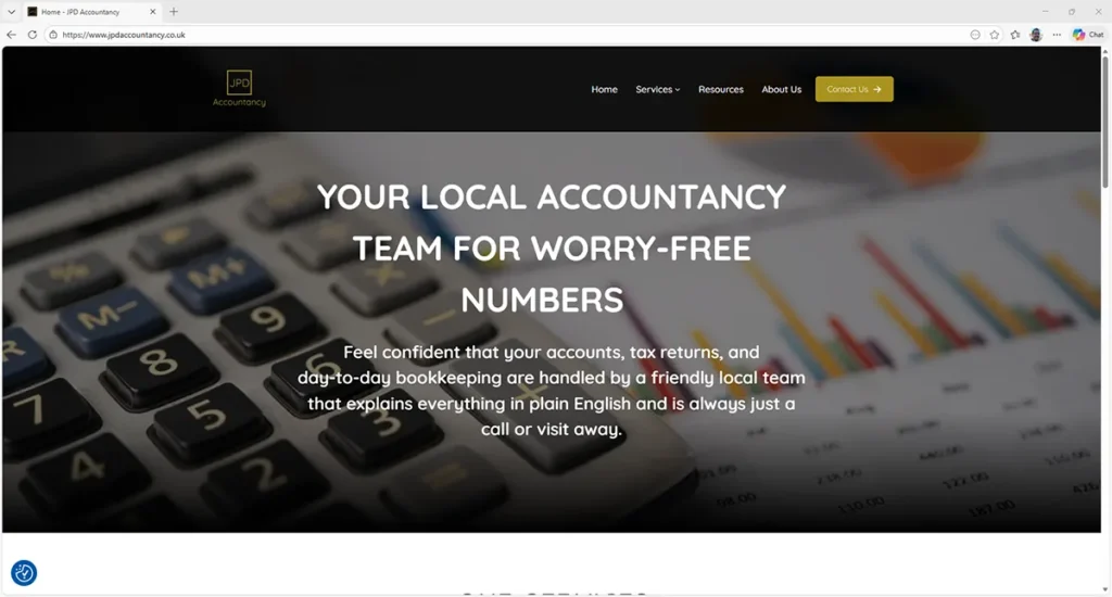 JPDAccountancy Web Site