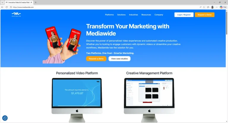 Mediawide Website